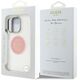 Etui Guess IML Metal Colored Circle      Classic Logo MagSafe do iPhone 16 Pro różowy