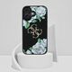 Etui Guess Grained Roses Big 4G logo do  iPhone 16 czarny