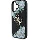 Etui Guess Grained Roses Big 4G logo do  iPhone 16 czarny