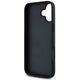 Etui Guess Grained Roses Big 4G logo do  iPhone 16 czarny