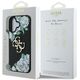 Etui Guess Grained Roses Big 4G logo do  iPhone 16 czarny