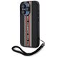 Etui Karl Lagerfeld Saffiano Athleisure  Stripes Cord do iPhone 15 Pro Max czarno-czerwony