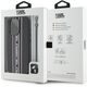 Etui Karl Lagerfeld Saffiano Athleisure  Stripes Cord do iPhone 15 Pro Max czarno-różowy