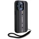 Etui Karl Lagerfeld Saffiano Athleisure  Stripes Cord do iPhone 15 Pro czarno-różowy