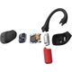 Philips 6000 series TAA6709BK/00 słuchawki/zestaw słuchawkowy True Wireless Stereo (TWS) Nauszny Sport Bluetooth Czarny, Czerwony