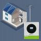 Hybrydowy Inwerter solarny Off-Grid 3500W | 100A | 24V | MPPT |  BMS | opcja Wi-Fi | Sinus | Power Factor 1.0