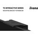 iiyama TE8613A-B1AG signage display Interaktywny płaski panel 2,17 m (85.6") Wi-Fi 450 cd/m² 4K Ultra HD Czarny Ekran dotykowy Procesor wbudowany Android 18/7
