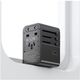 Ładowarka sieciowa USAMS Travel Adapter  CC310 3xUSB-C 70W 4w1 US/AU/EU/UK czarny