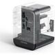 Ładowarka sieciowa USAMS Travel Adapter  CC308 USB-C + USB-A 17W 4w1 US/AU/EU/UK czarny