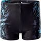 AquaWave KĄPIELÓWKI ATOS JR BLACK SCUBA BLUE LOGO PRINT 158
