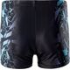 AquaWave KĄPIELÓWKI ATOS JR BLACK SCUBA BLUE LOGO PRINT 158