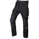 Spodnie robocze Mix&Match, 4 way stretch, czarno-zielone, rozmiar L