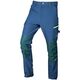 Spodnie robocze Mix&Match, 4 way stretch, granatowo-zielone, rozmiar M