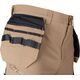 Spodnie robocze Mix&Match, 4 way stretch, z kaburami, Cordura, beżowo-czarne, rozmiar L