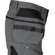 Spodnie robocze Mix&Match, 4 way stretch, z kaburami, Cordura, szaro-czarne, rozmiar M