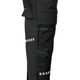 Spodnie robocze Mix&Match, 4 way stretch, z kaburami, Cordura, czarne, rozmiar XXXL