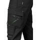 Spodnie robocze Mix&Match, 4 way stretch, z kaburami, Cordura, czarne, rozmiar XXXL