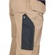 Spodnie robocze Mix&Match, 4 way stretch, z kaburami, Cordura, beżowo-czarne, rozmiar XXL
