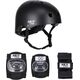 Nils Extreme MR290+H230 KASK Z OCHRANIACZAMI ZESTAW CZARNY ROZM. S NILS EXTREME