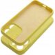 OEM Futerał SILICONE 2mm do IPHONE 14 żółty