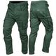 Spodnie robocze OUTDOOR, typu jogger, zielone, rozmiar M