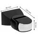Czujnik ruchu 360°/180° 2 sensory, IP65, 1200W, czarny, TUYA Smart Wi-Fi