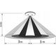 Czujnik ruchu i obecności 360°, IP20, 800W, do sufitów podwieszanych, mini