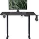 EGON 1100 Biurko elektryczne: Czarne Carbon | Schreibtisch Elektrisch: Schwarz Carbon | Electric desk: Black Carbon