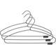 Brabantia WIESZAK NA UBRANIA SOFT TOUCH 3 SZT. 149269