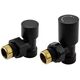 Σετ καλοριφέρ Komfort PRO, γωνιακό, μαύρο 758-130-81-BL