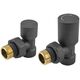 Σετ καλοριφέρ KFA Komfort PRO, γωνιακό, γραφίτης 758-130-61-BL