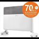 Θερμαντήρας ELECTROLUX ECH/AT-2000 3AI-W EEC, ισχύς 2000W, 640 x 420 x 110 mm, θερμαινόμενη περιοχή έως