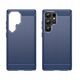 Θήκη σιλικόνης Carbon Case για Samsung Galaxy S25 Ultra - μπλε