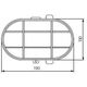 Kanlux Oprawa kanałowa Hermi 7063NB 1 x 100W E27 IP54 biała (70524)