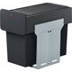 Kosz na pranie Hailo HAILO Built-in waste bin EcoLine Design L / 2x14L / black 030310100