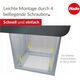Kosz na pranie Hailo HAILO Built-in waste bin EcoLine Design L / 2x14L / black 030310100