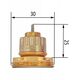 Vario Term θερμοστατική κεφαλή Prestige GS.03-24C M30x1.5 μαύρο ματ 000M637A024