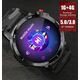 Smartwatch Rubicon RNCF08 Black Czarno-brązowy