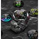 Smartwatch Rubicon RNCF08 Black Czarno-brązowy