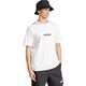 Koszulka męska adidas Essentials Linear Single biała JE9000 XL