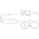 Sale! SHADEZ Classic White Teeny children's sunglasses 7-15 years SHZ 12