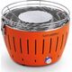 LotusGrill Grill turystyczny Węglowy Mini 26 cm x 26 cm pomarańczowy