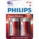 Philips Bateria PowerLife D / R20 2 szt.