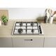 Candy Smart CHW6LBX/4U Ανοξείδωτο ατσάλι Ενσωματωμένο 60 cm Αέριο 4 ζώνες