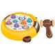 Gra Zręcznościowa Whack- A- Mole Dwa Młotki Kotek Żółto Brązowa LEAN Toys
