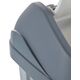 Waste bin with swivel lid 10L Swantje 25 5x19x38cm air silver color 4001515306959