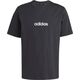 Koszulka męska adidas Essentials Linear Single czarna JE8993 L