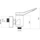 Bateria prysznicowa Cersanit Cromo chrom (S951-036)