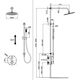 Zestaw prysznicowy Cersanit SET B552 zestaw podtynkowy, ZEN chrom, z baterią termostatyczną wannowo-natryskową, z boksem (S952-032)
