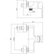 Bateria wannowa Cersanit City podtynkowe chrom (S951-352)